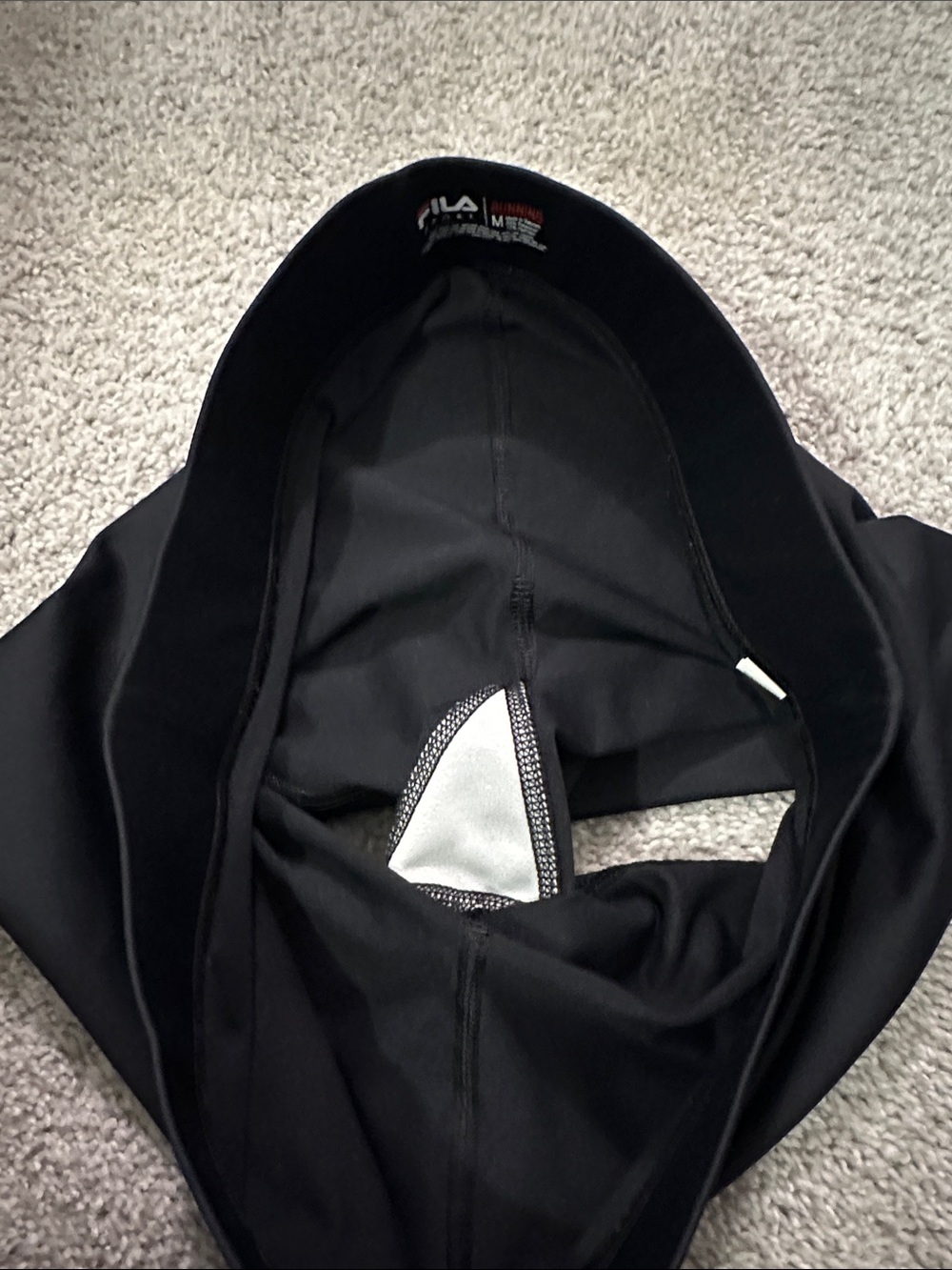 FILA performance running black shorts size medium - Picture 3 of 4